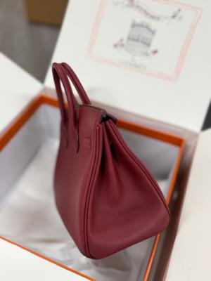 wholesale quality hermes birkin 25 swift bordeaux